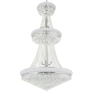 CWI Lighting - 8001P36C - 34 Light Chandelier - Empire - Chrome