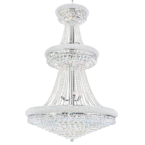 CWI Lighting - 8001P36C - 34 Light Chandelier - Empire - Chrome