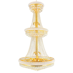 CWI Lighting - 8001P36G - 34 Light Chandelier - Empire - Gold