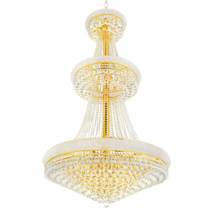 CWI Lighting - 8001P36G - 34 Light Chandelier - Empire - Gold