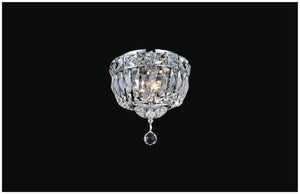 CWI Lighting - 8003C8C - Two Light Flush Mount - Stefania - Chrome