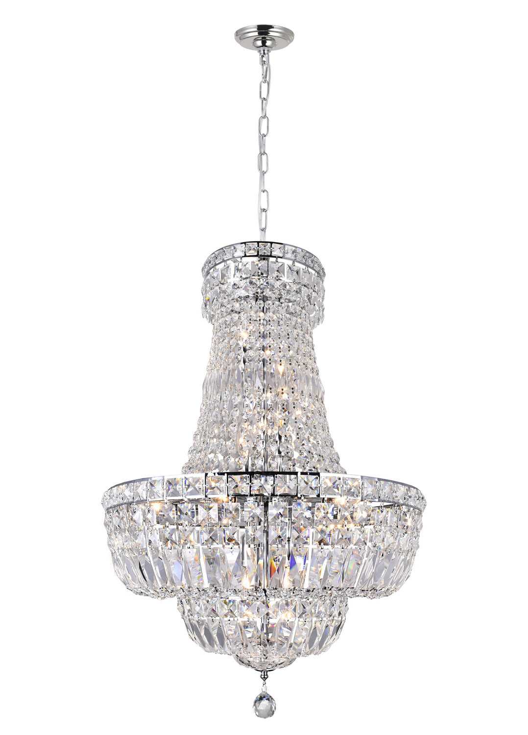 CWI Lighting - 8003P22C - 13 Light Chandelier - Stefania - Chrome