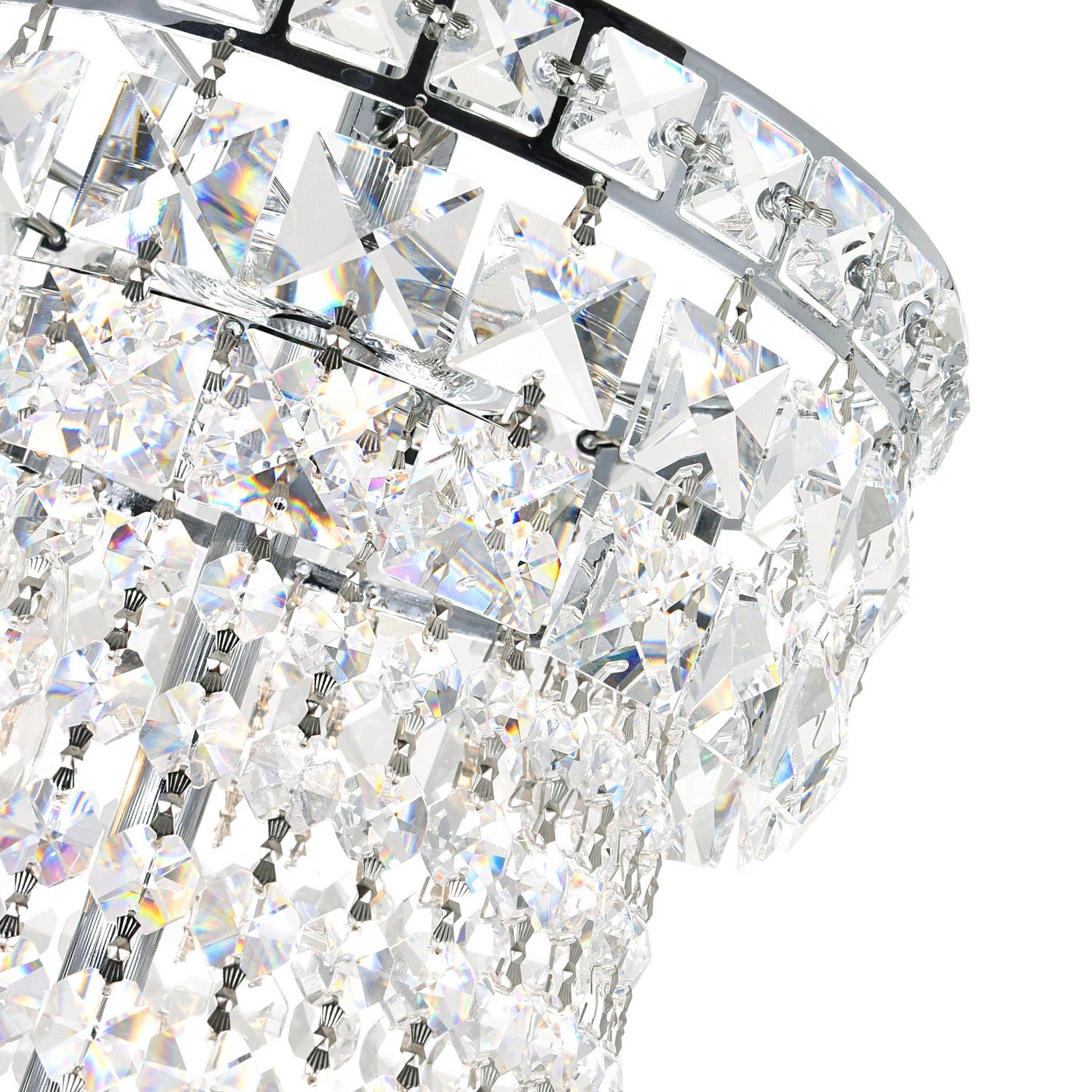 CWI Lighting - 8003P30C - 17 Light Chandelier - Stefania - Chrome