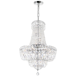 CWI Lighting - 8003P30C - 17 Light Chandelier - Stefania - Chrome