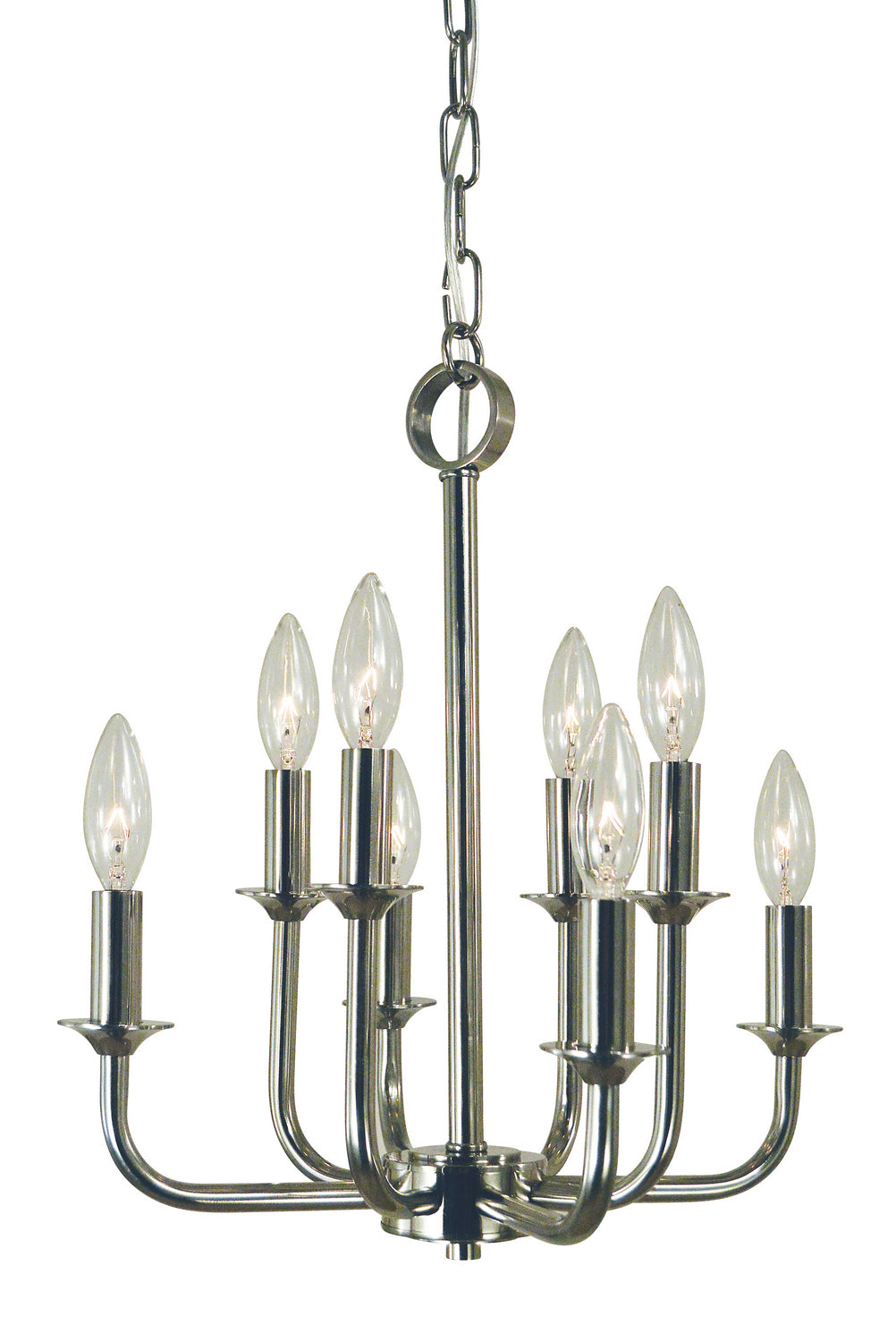 Framburg - 4986 PN - Six Light Chandelier - Boulevard - Polished Nickel