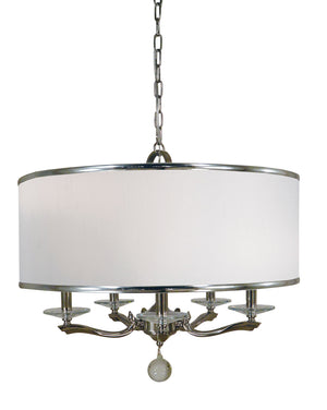 Framburg - 4996 PN - Five Light Chandelier - Glamour - Polished Nickel