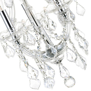 CWI Lighting - 8311P12C-3 - Four Light Mini Chandelier - Maria Theresa - Chrome