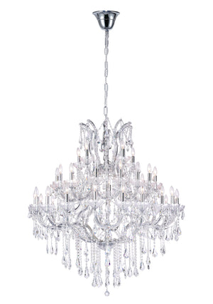 CWI Lighting - 8318P50C-41 (Clear)-B - 41 Light Chandelier - Maria Theresa - Chrome