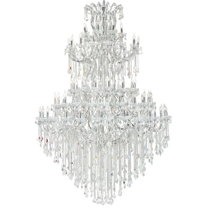 CWI Lighting - 8318P70C-84 (Clear)-A - 84 Light Chandelier - Maria Theresa - Chrome