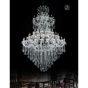 CWI Lighting - 8318P70C-84 (Clear)-A - 84 Light Chandelier - Maria Theresa - Chrome