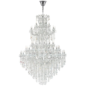 CWI Lighting - 8318P70C-84 (Clear)-A - 84 Light Chandelier - Maria Theresa - Chrome