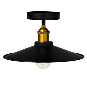 CWI Lighting - 9605C13-1-101 - One Light Flush Mount - Brave - Black