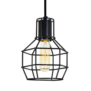 CWI Lighting - 9608P6-1-101 - One Light Mini Pendant - Secure - Black