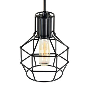 CWI Lighting - 9608P6-1-101 - One Light Mini Pendant - Secure - Black