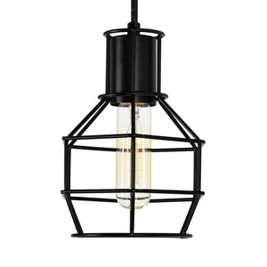 CWI Lighting - 9608P6-1-101 - One Light Mini Pendant - Secure - Black