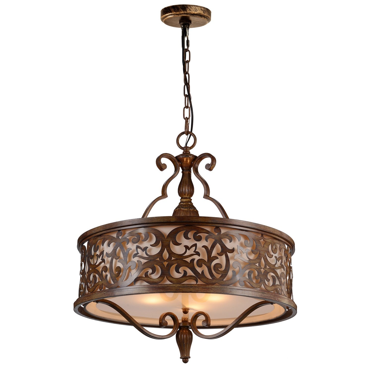 CWI Lighting - 9807P21-5-116-A - Five Light Chandelier - Nicole - Brushed Chocolate