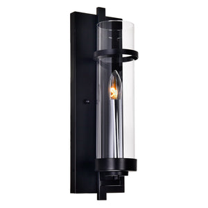 CWI Lighting - 9827W5-1-101 - One Light Wall Sconce - Sierra - Black