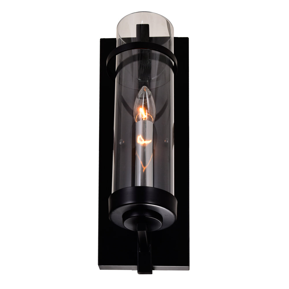 CWI Lighting - 9827W5-1-101 - One Light Wall Sconce - Sierra - Black