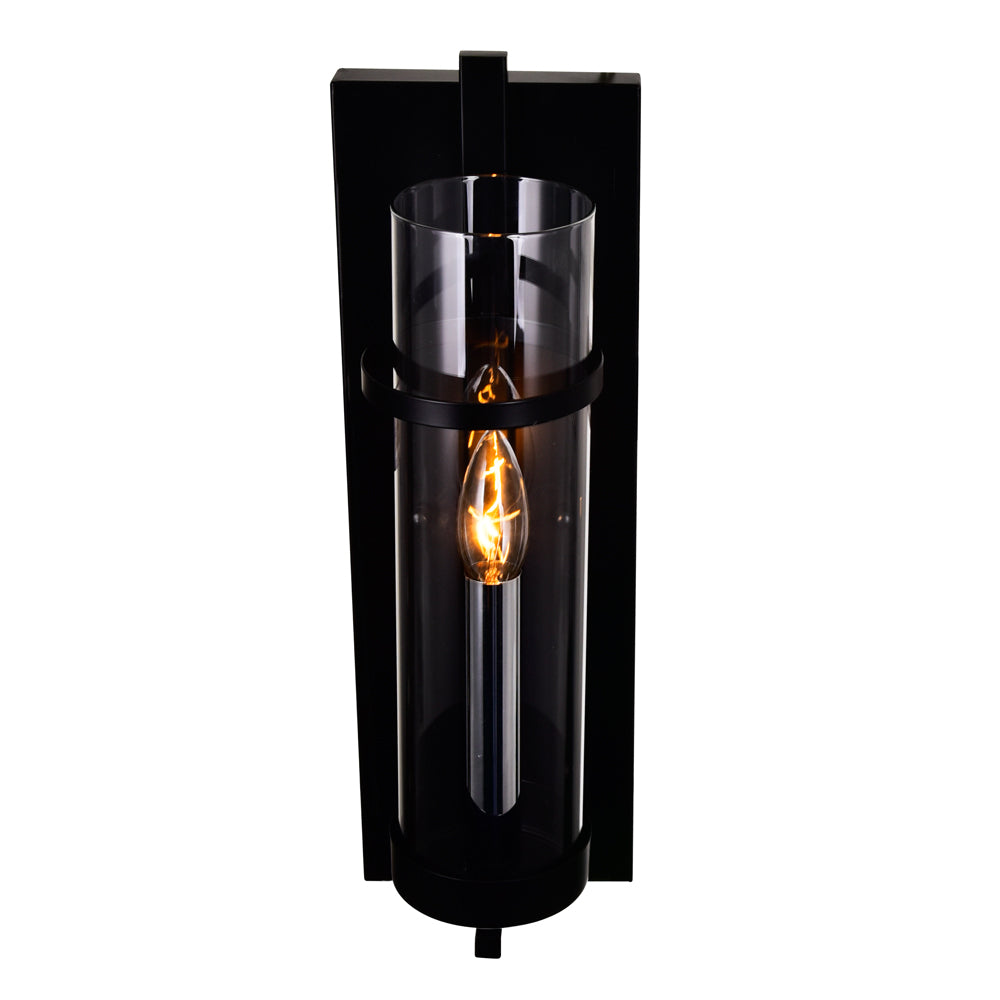 CWI Lighting - 9827W5-1-101 - One Light Wall Sconce - Sierra - Black