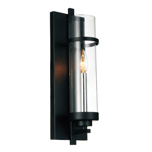 CWI Lighting - 9827W5-1-101 - One Light Wall Sconce - Sierra - Black