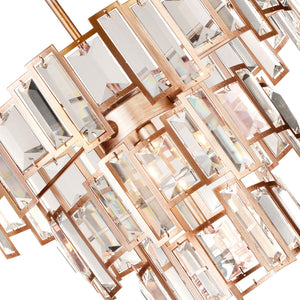 CWI Lighting - 9903C18-5-193 - Five Light Chandelier - Quida - Champagne