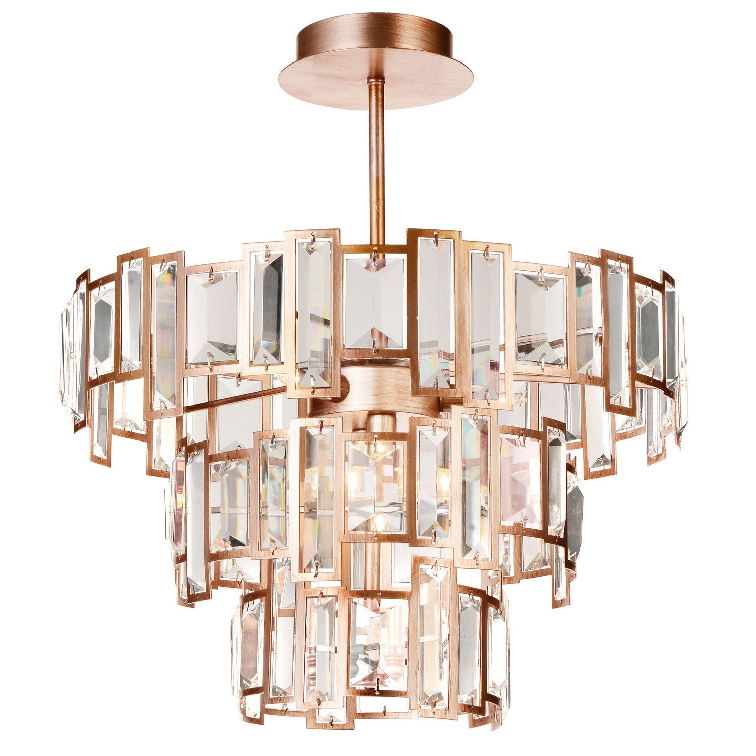 CWI Lighting - 9903C18-5-193 - Five Light Chandelier - Quida - Champagne