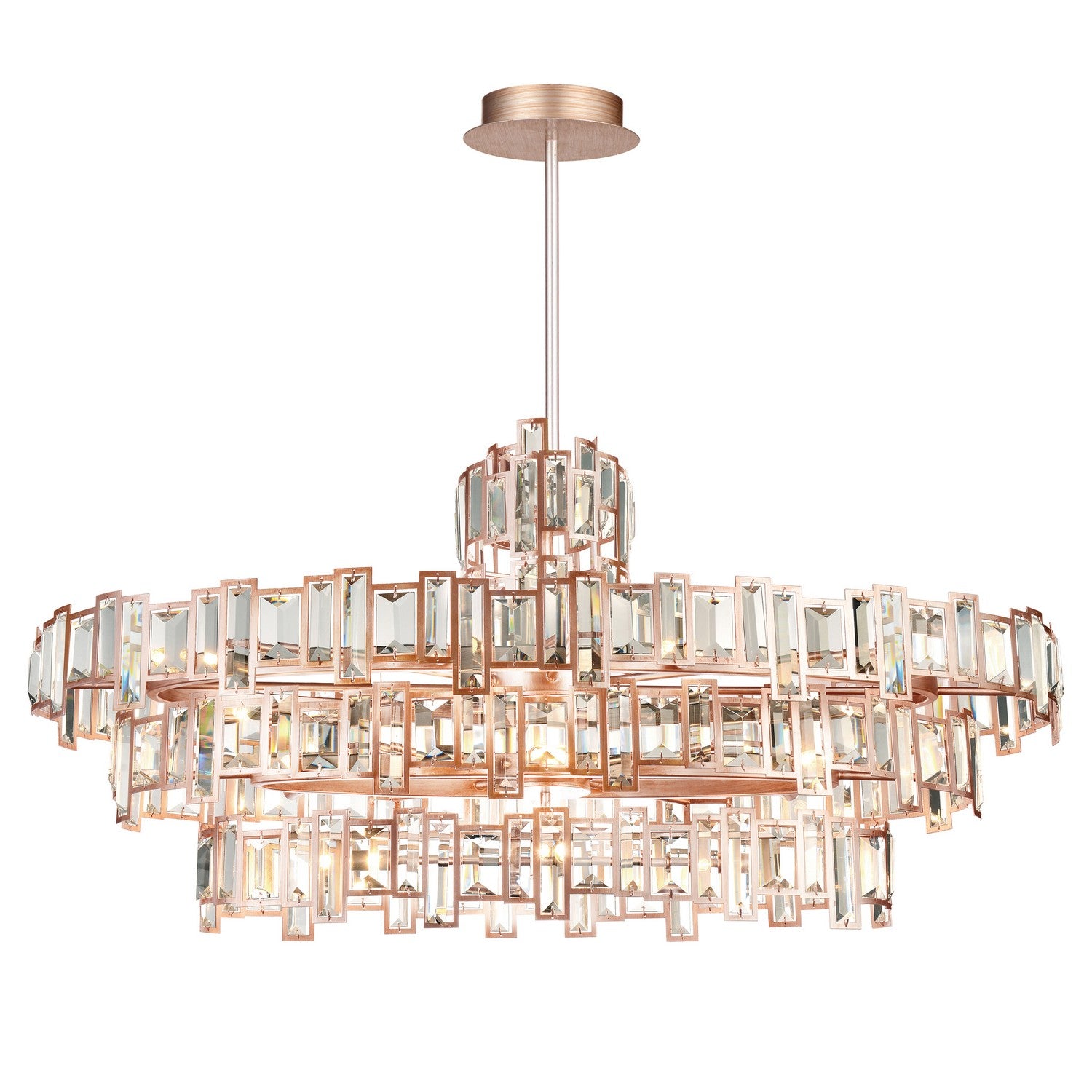 CWI Lighting - 9903P44-21-193 - 21 Light Chandelier - Quida - Champagne