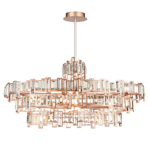 CWI Lighting - 9903P44-21-193 - 21 Light Chandelier - Quida - Champagne