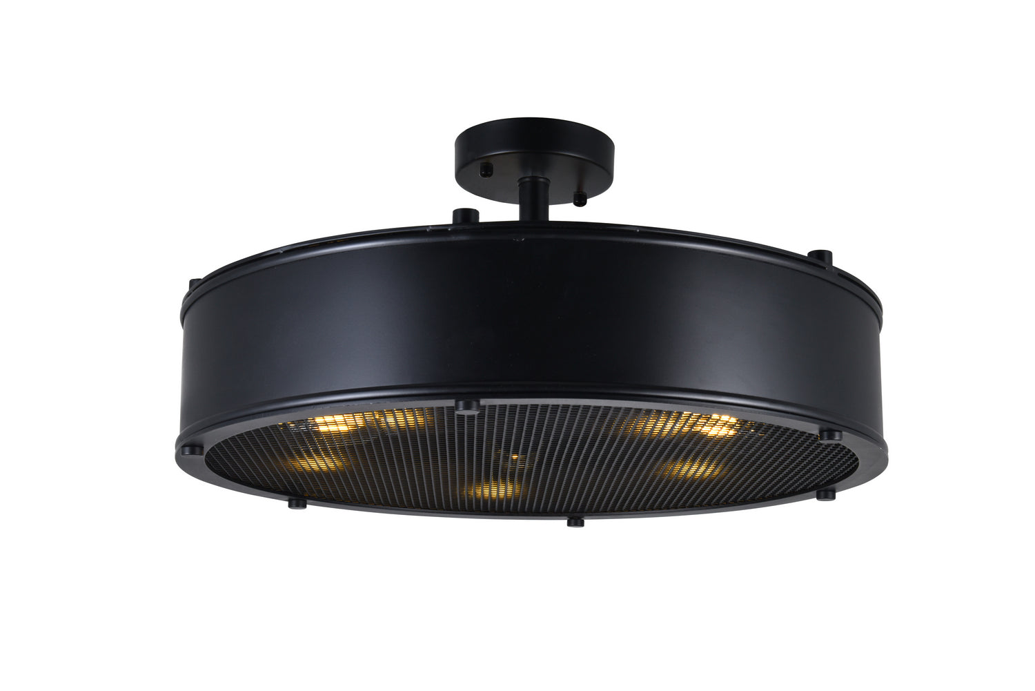 CWI Lighting - 9904C20-5-101 - Five Light Flush Mount - Tigris - Black