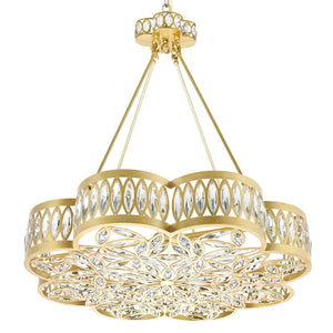 CWI Lighting - 9906P31-8-208 - Eight Light Chandelier - Nova - Champagne