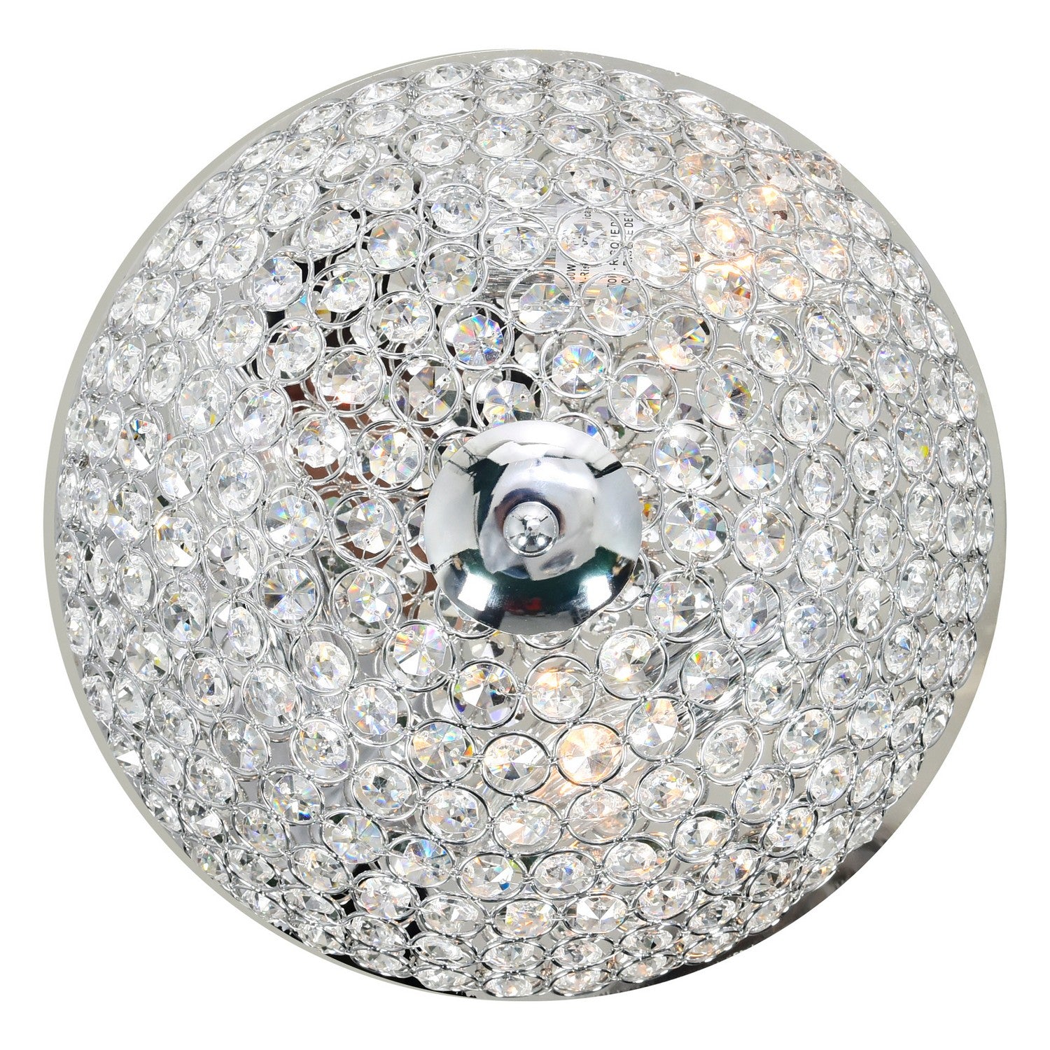 CWI Lighting - QS8357C12C - Three Light Flush Mount - Globe - Chrome