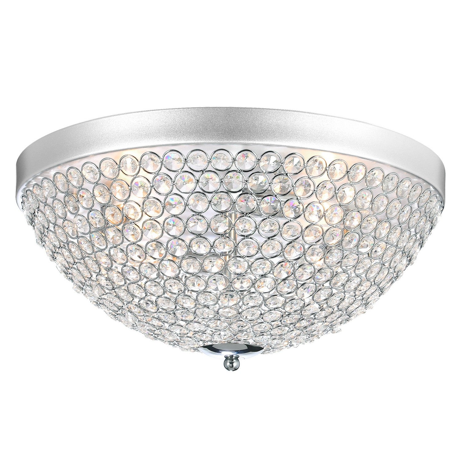 CWI Lighting - QS8357C16C - Four Light Flush Mount - Globe - Chrome