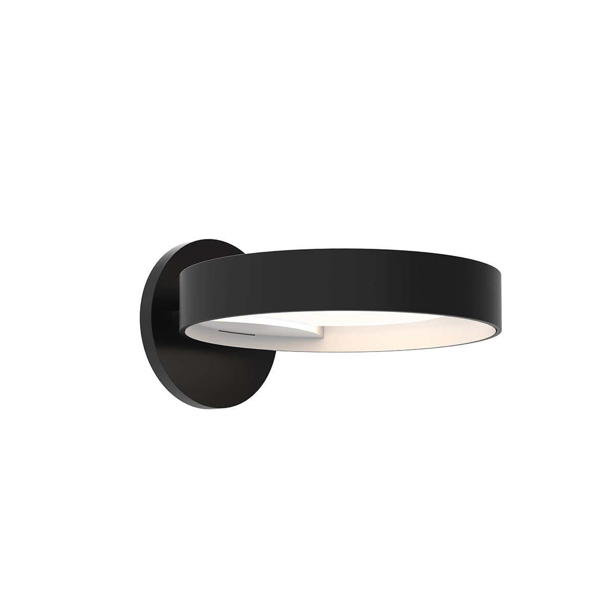 Sonneman - 2650.25W - LED Wall Sconce - Light Guide Ring - Satin Black