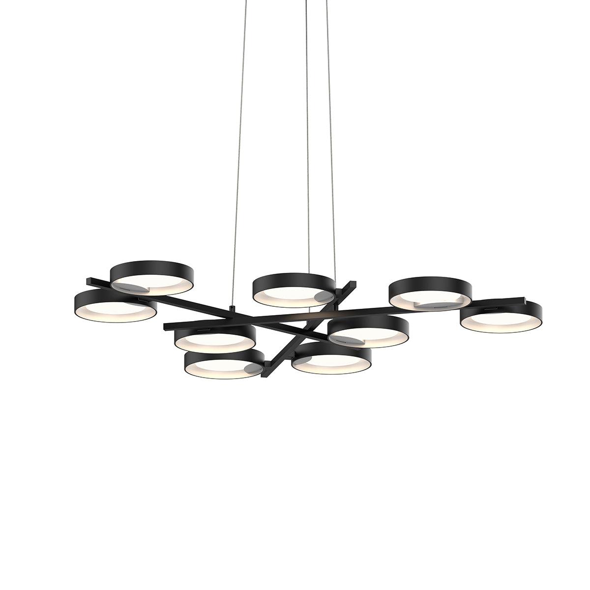 Sonneman - 2656.25W - LED Pendant - Light Guide Ring - Satin Black