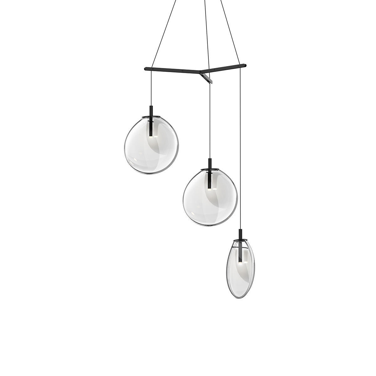 Sonneman - 2995.25C-MED - LED Pendant - Cantina - Satin Black