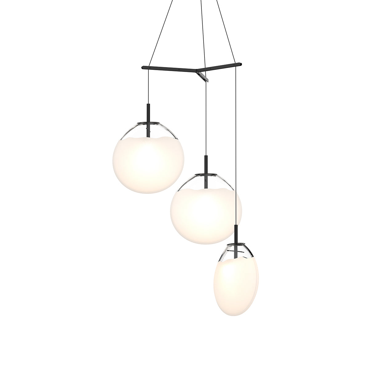 Sonneman - 2995.25W-LRG - LED Pendant - Cantina - Satin Black