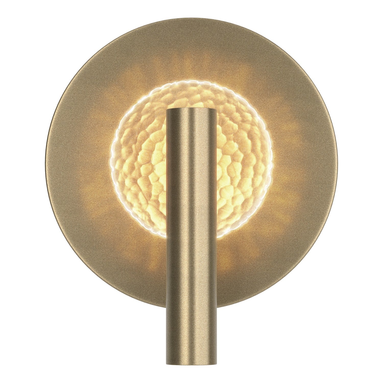 Hubbardton Forge - 202025-SKT-84-ZM0545 - One Light Wall Sconce - Solstice - Soft Gold