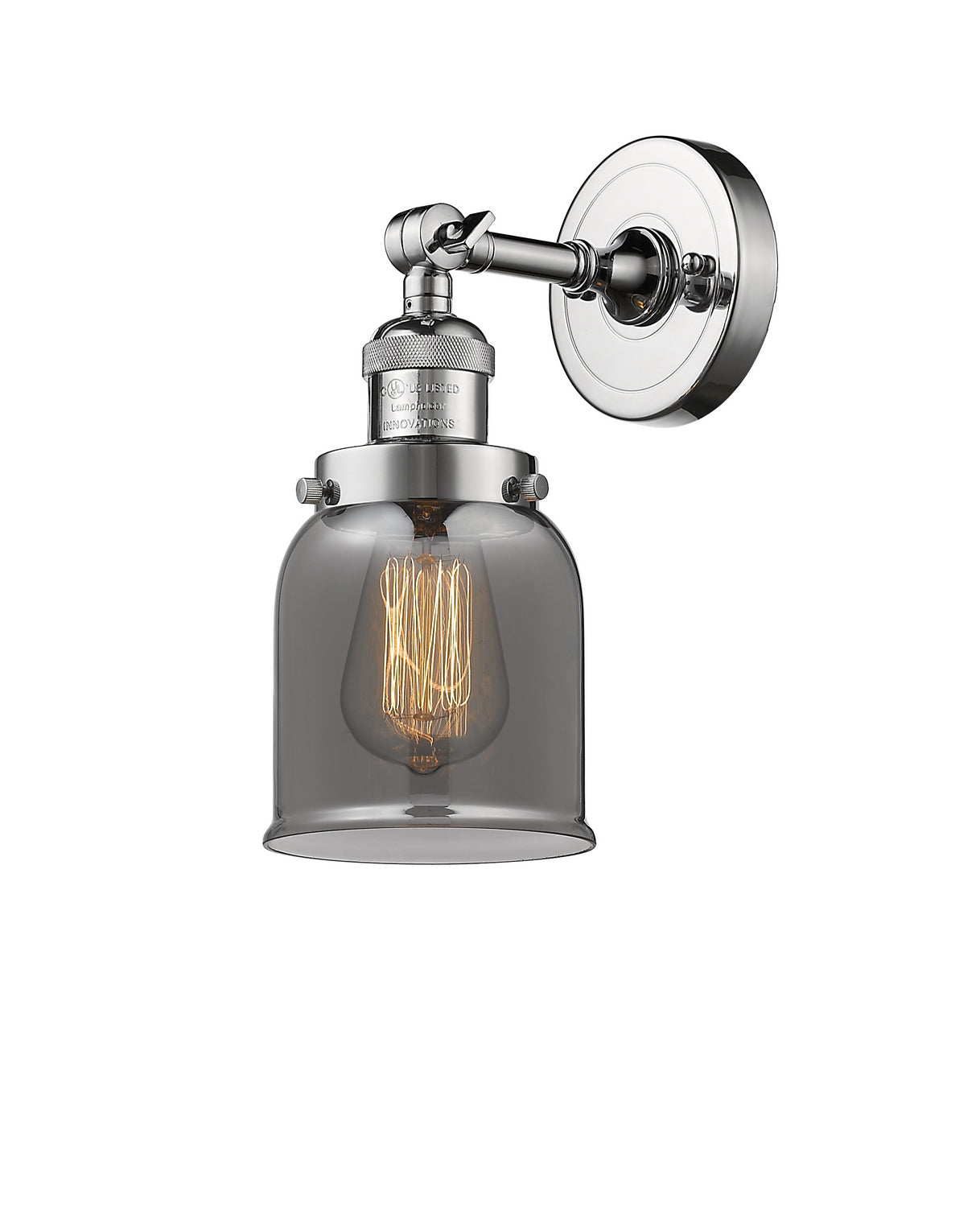 Innovations - 203-PC-G53 - One Light Wall Sconce - Franklin Restoration - Polished Chrome