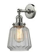 Innovations - 203-PN-G142 - One Light Wall Sconce - Franklin Restoration - Polished Nickel