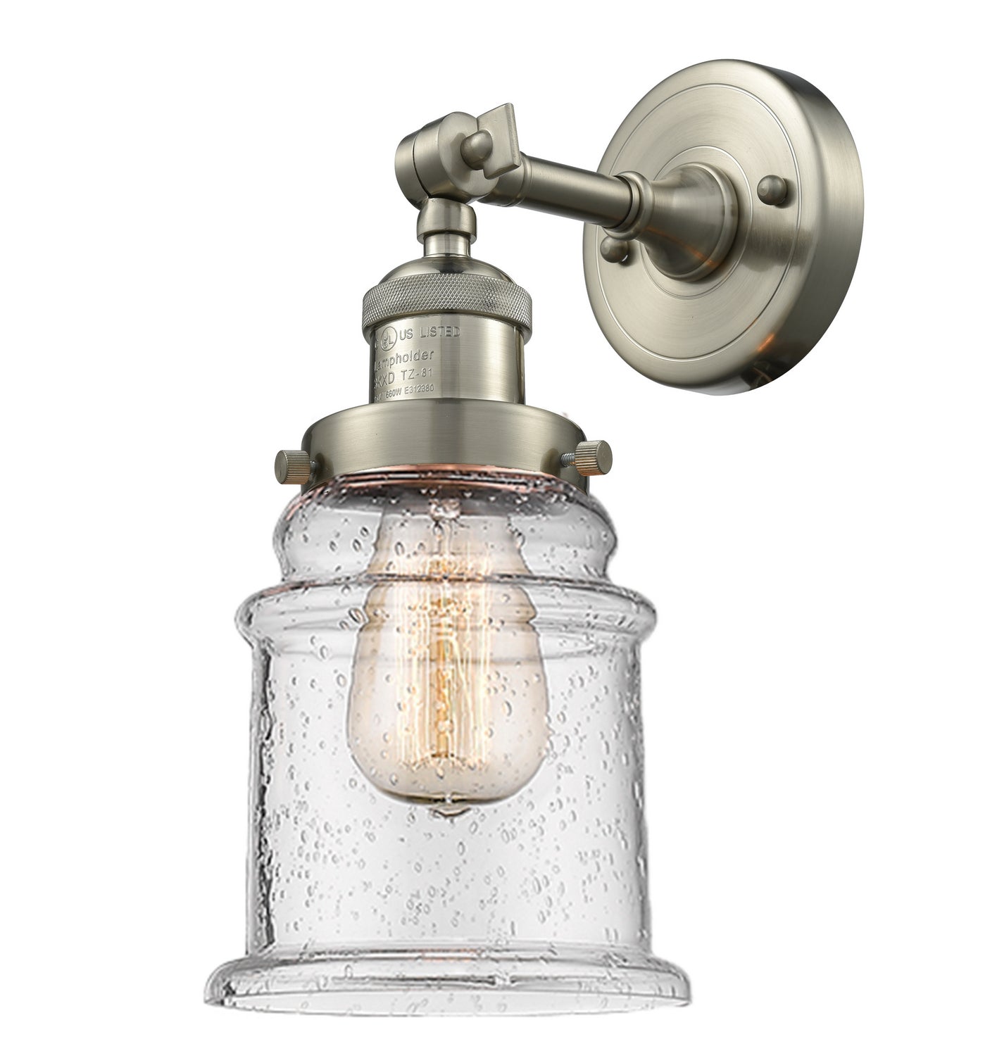 Innovations - 203-PN-G184 - One Light Wall Sconce - Franklin Restoration - Polished Nickel