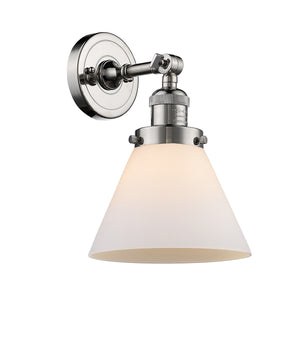 Innovations - 203-PN-G41 - One Light Wall Sconce - Franklin Restoration - Polished Nickel