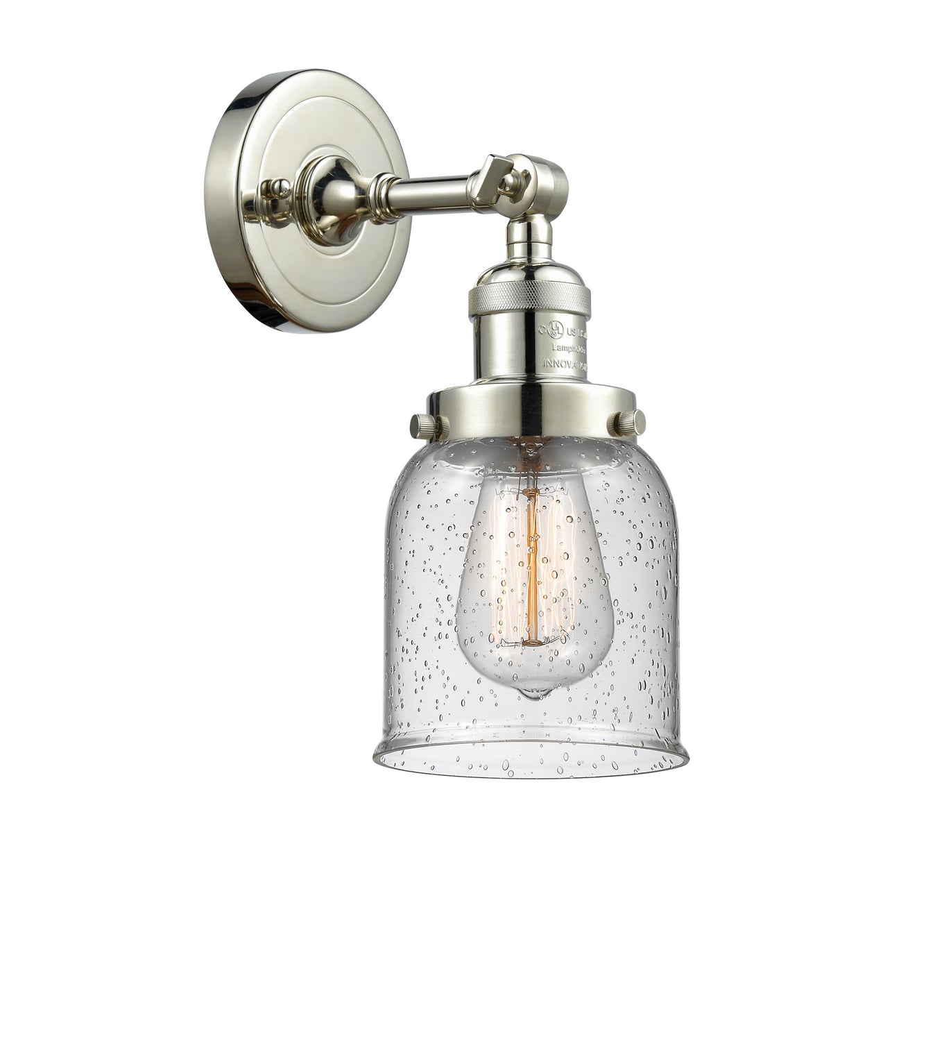 Innovations - 203-PN-G54 - One Light Wall Sconce - Franklin Restoration - Polished Nickel