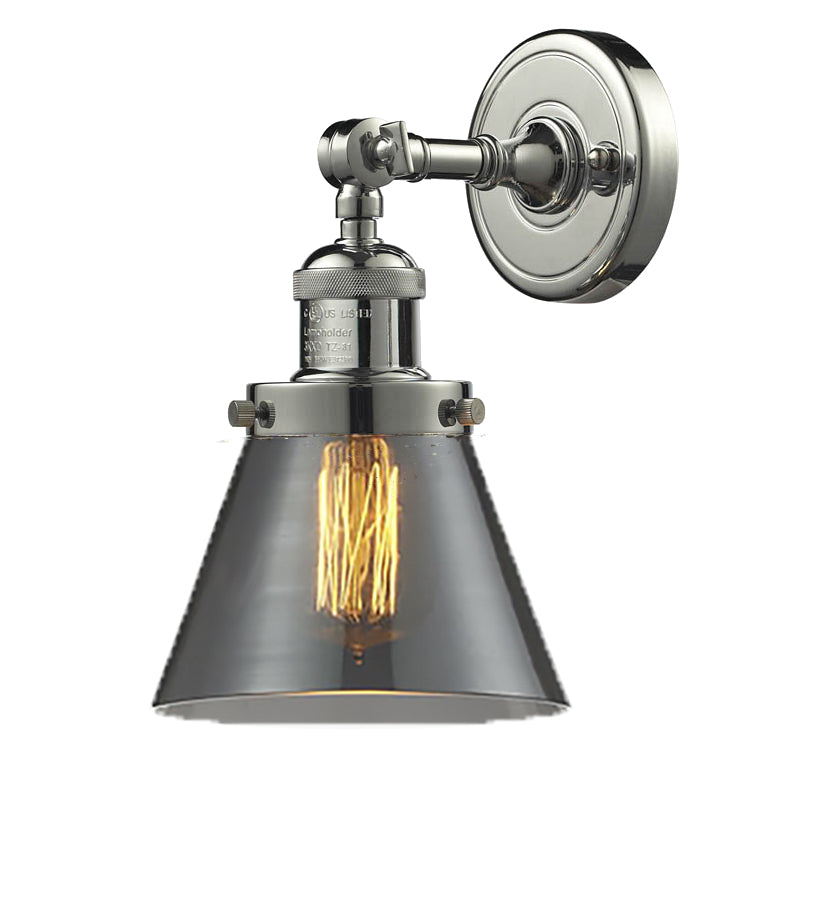 Innovations - 203-PN-G63 - One Light Wall Sconce - Franklin Restoration - Polished Nickel