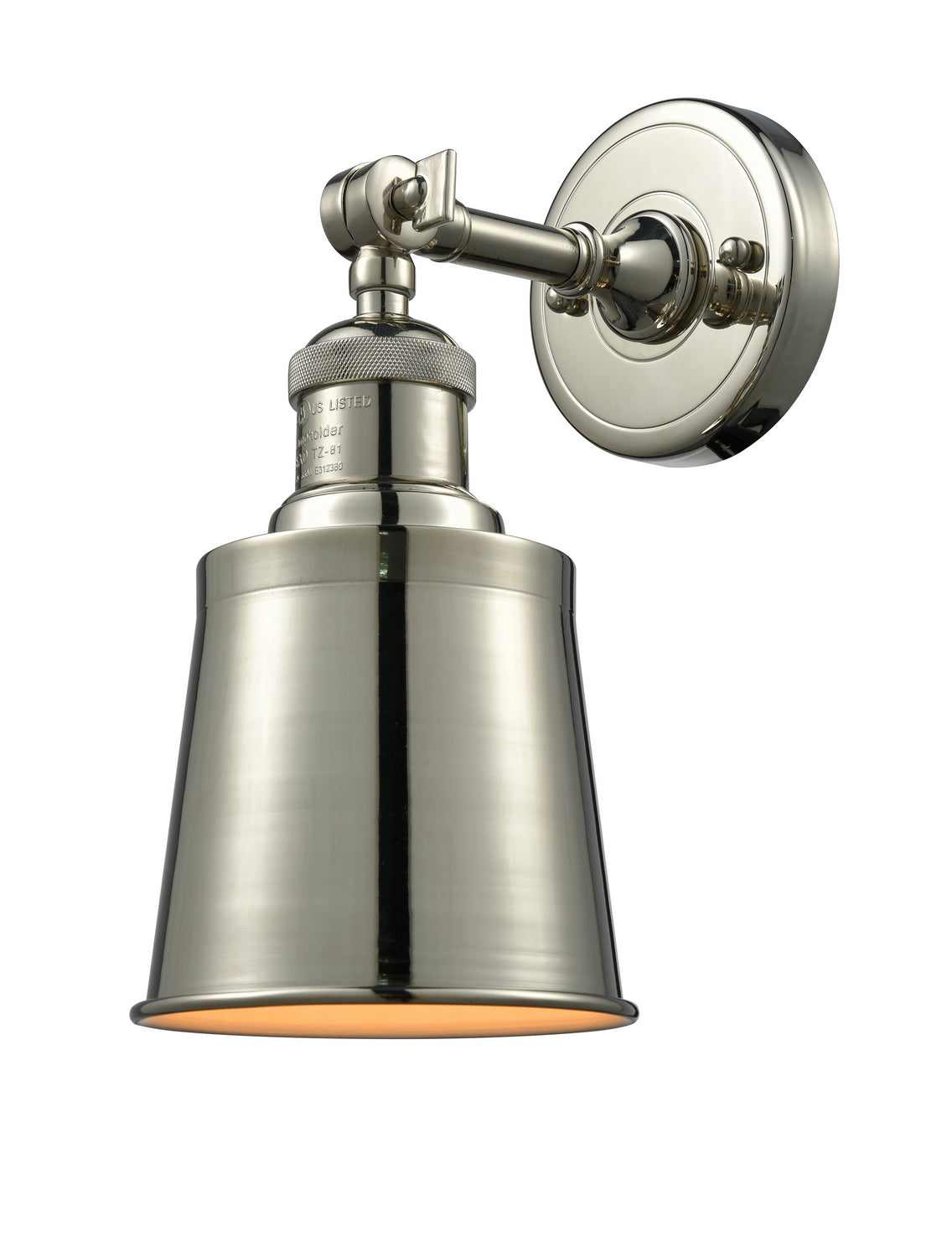 Innovations - 203-PN-M9 - One Light Wall Sconce - Franklin Restoration - Polished Nickel