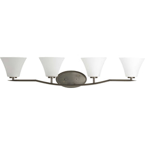 Progress Lighting - P2007-20W - Four Light Bath Bracket - Bravo - Antique Bronze