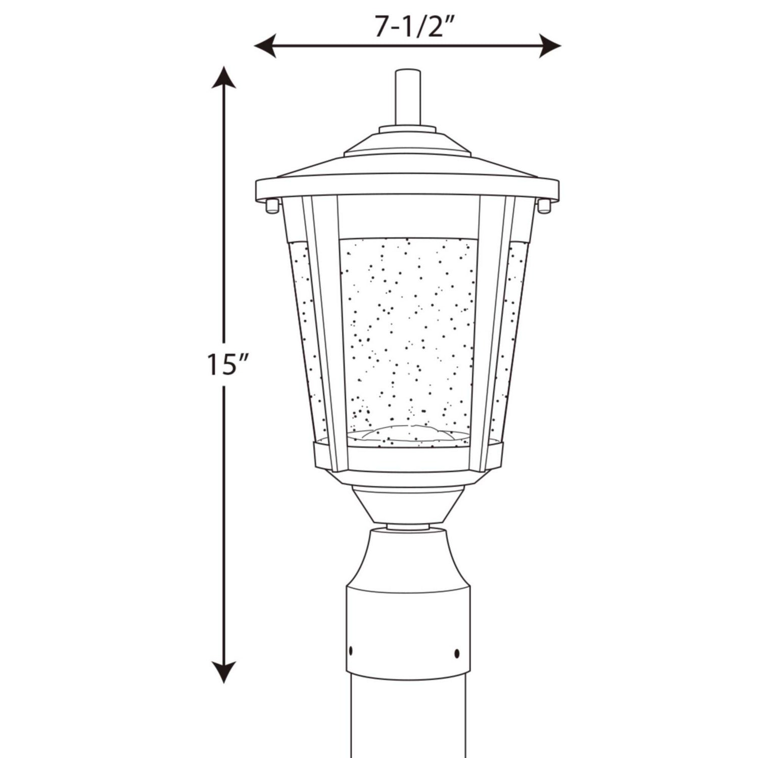 Progress Lighting - P6430-3130K9 - LED Post Lantern - East Haven Led - Black