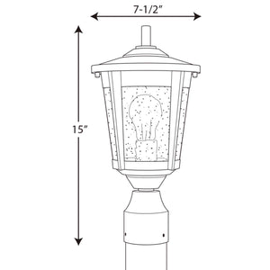 Progress Lighting - P6425-20 - One Light Post Lantern - East Haven - Antique Bronze