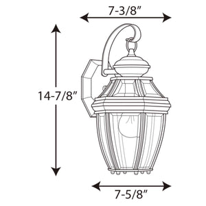 Progress Lighting - P6610-31 - One Light Wall Lantern - New Haven - Black