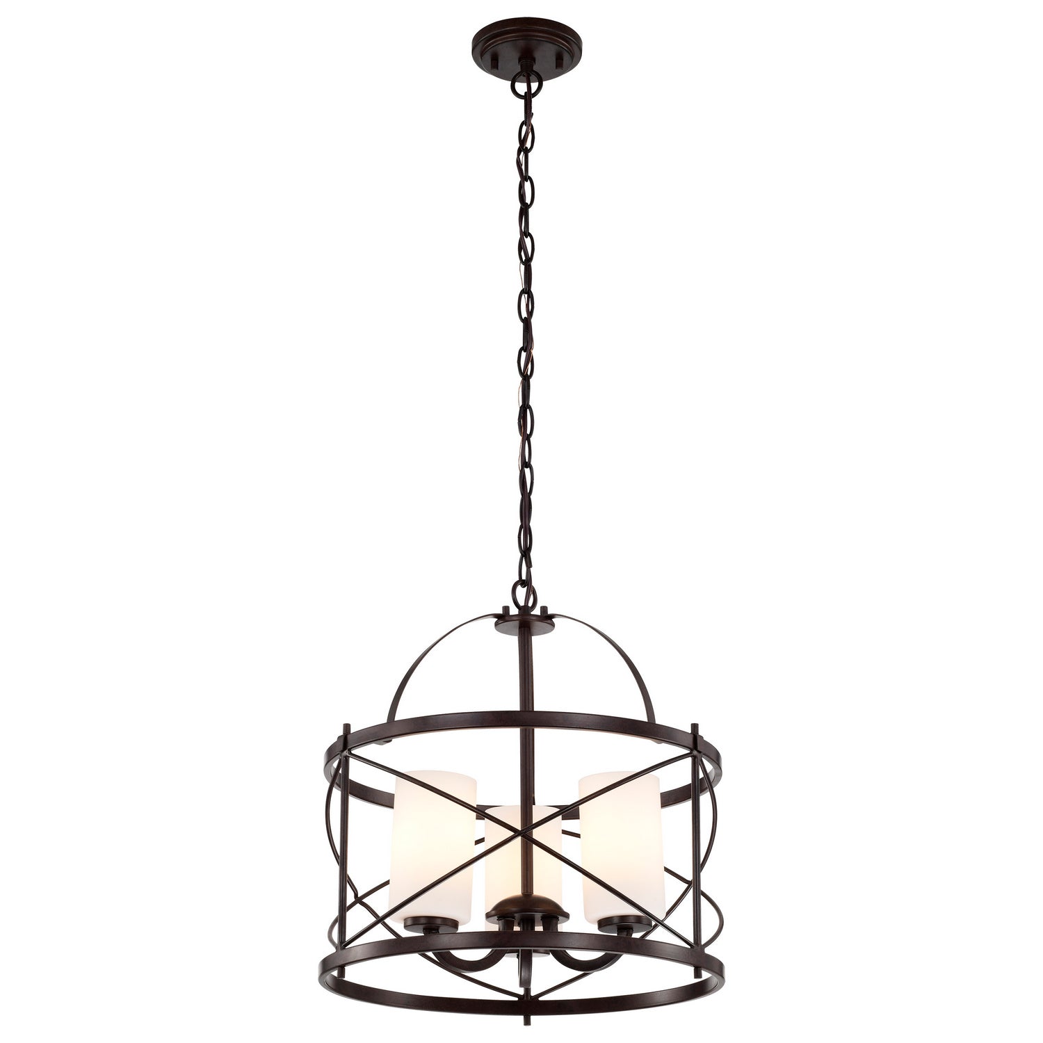 Nuvo Lighting - 60-5337 - Three Light Pendant - Ginger - Old Bronze