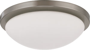 Nuvo Lighting - 62-1042 - LED Flush Mount - Button - Brushed Nickel